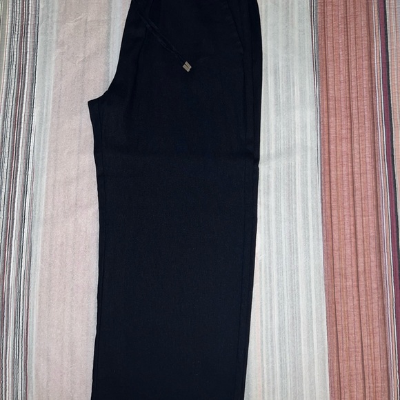Navy Linen Pants from Zara - Picture 5 of 6